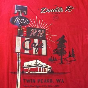 Twin Peaks graphic t
